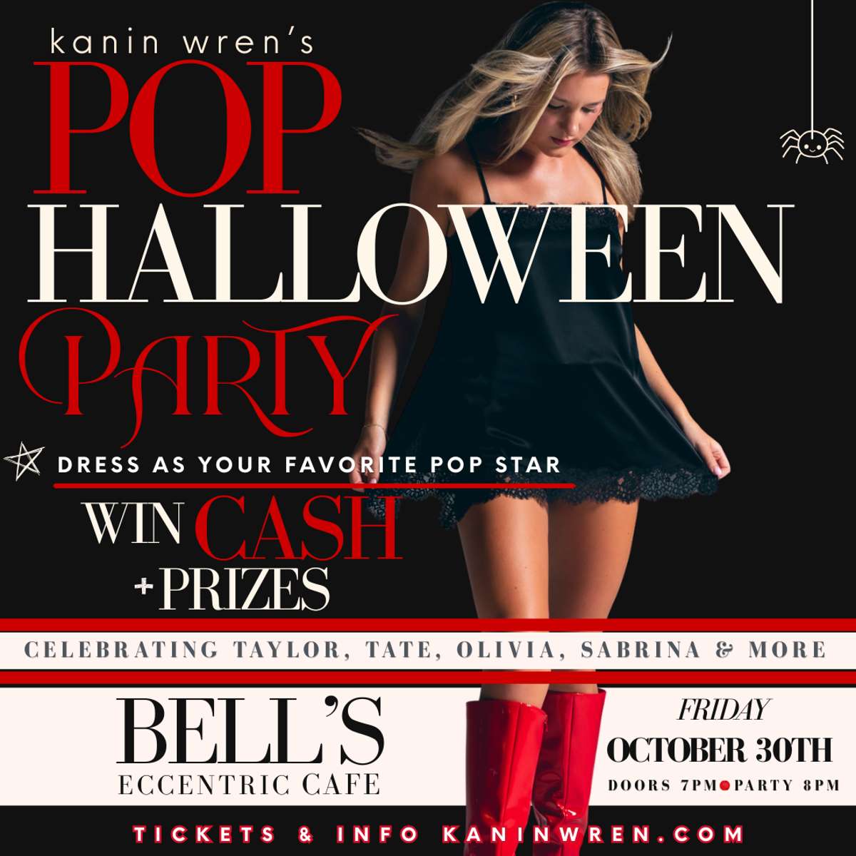 KANIN WREN’S POP HALLOWEEN PARTY THE ULTIMATE DRESS-UP POP PARTY
