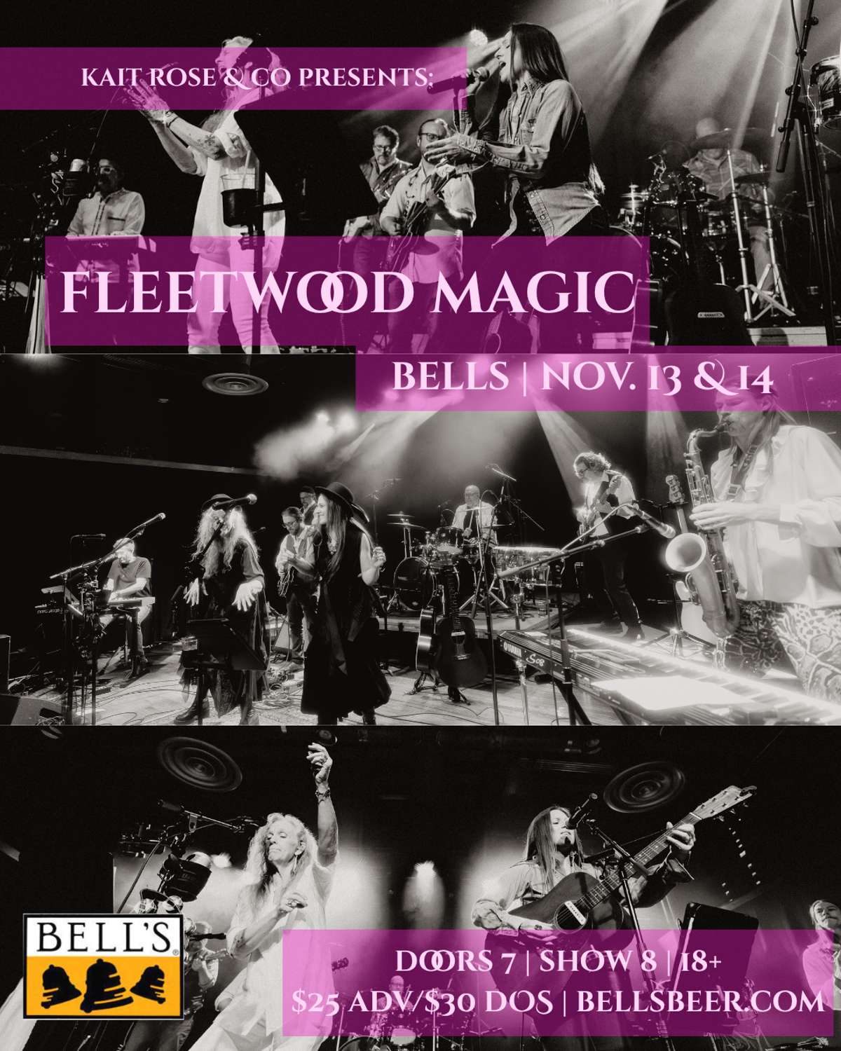 Kait Rose & Co Presents: Fleetwood Magic 2 Day Package.