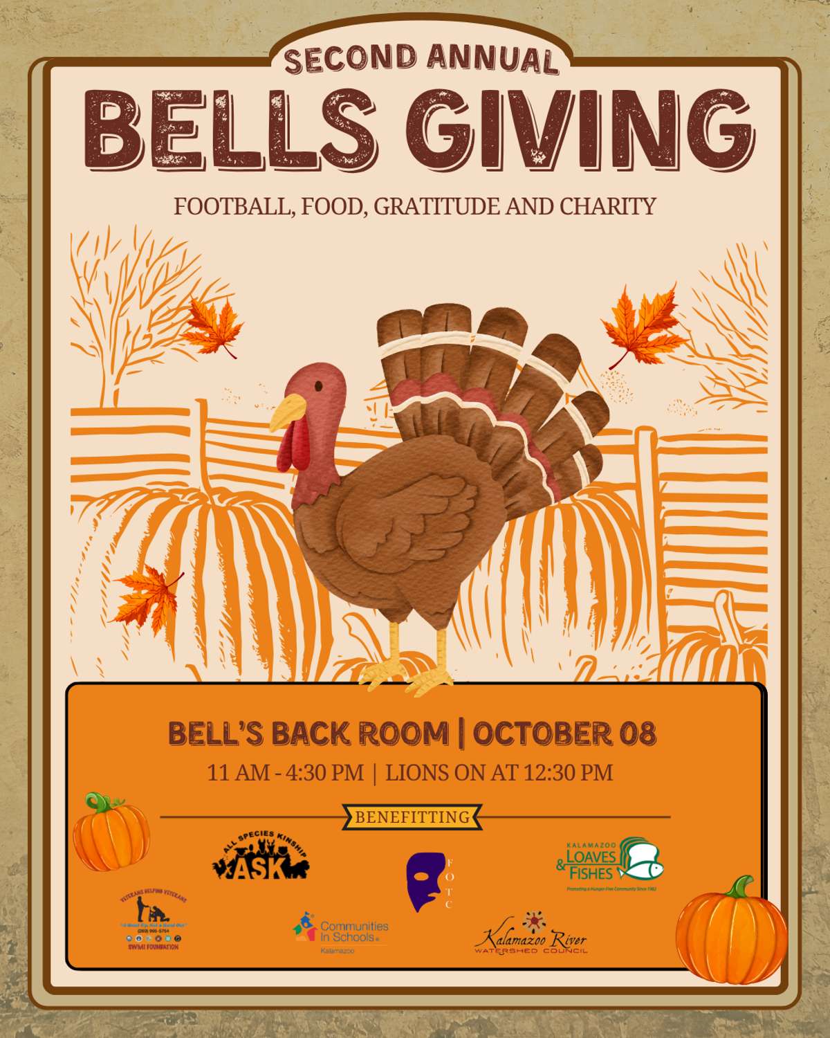 Bells Giving 2026 : Thanksgiving Buffet